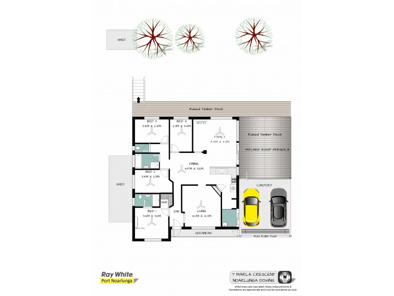 7 Marla Crescent, Noarlunga Downs SA 5168 Floorplan