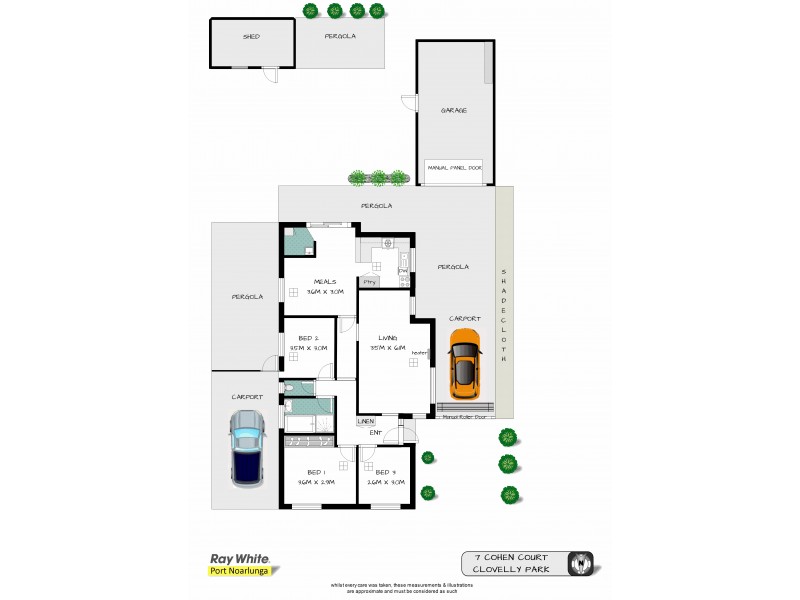 7 Cohen Court, Clovelly Park SA 5042 Floorplan