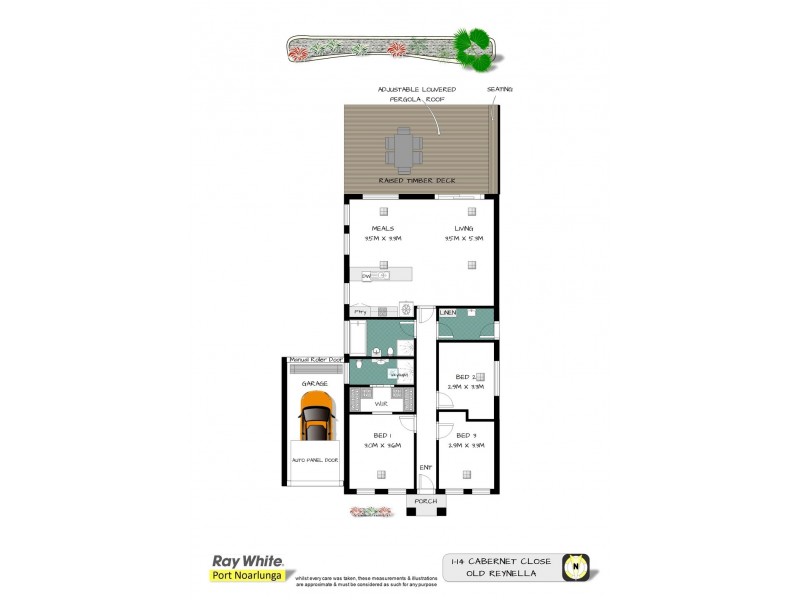 1/14 Cabernet Close, Old Reynella SA 5161 Floorplan