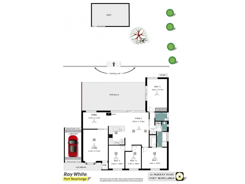 121 Murray Road, Port Noarlunga SA 5167 Floorplan