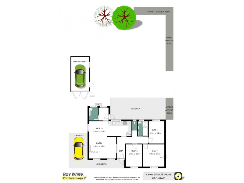 3 Paterson Drive, Hackham SA 5163 Floorplan