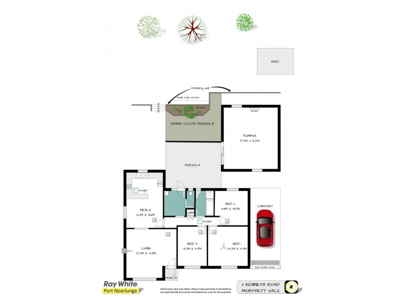 11 Kenneth Road, Morphett Vale SA 5162 Floorplan