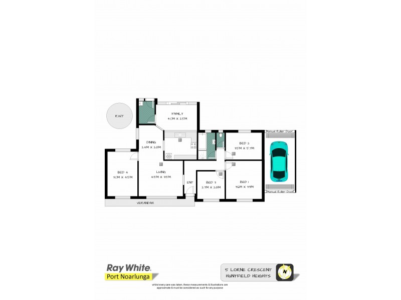 5 Lorne Crescent, Huntfield Heights SA 5163 Floorplan