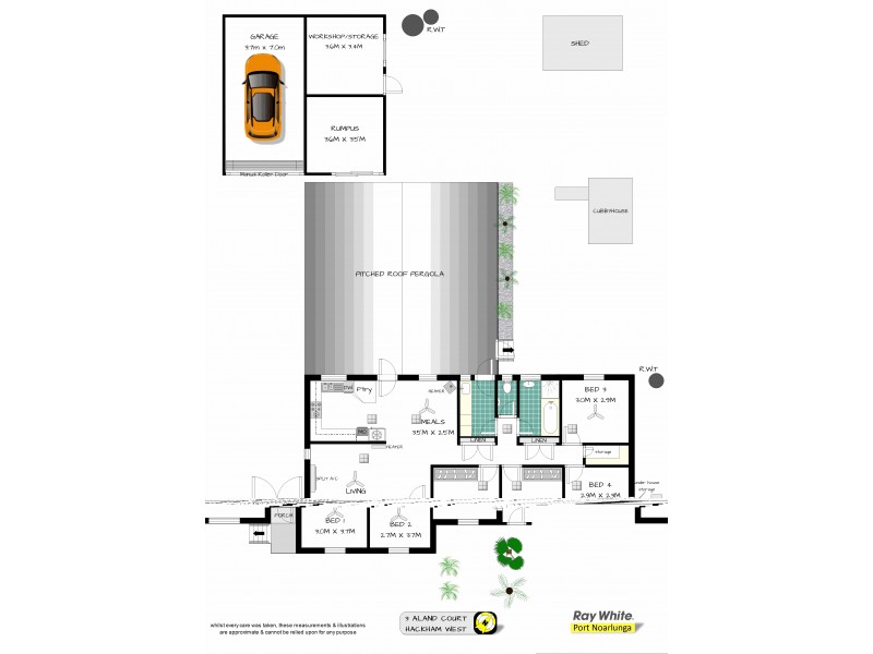 3 Aland Court, Hackham West SA 5163 Floorplan
