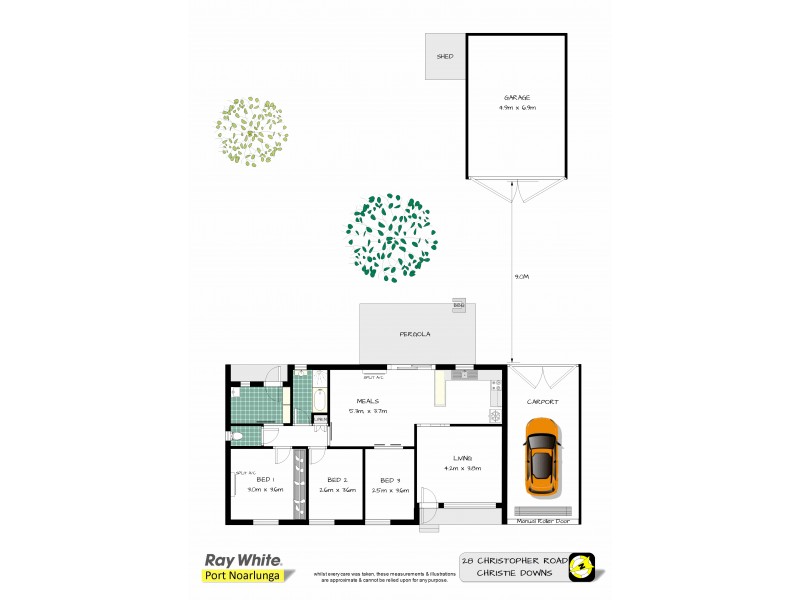 28 Christopher Road, Christie Downs SA 5164 Floorplan