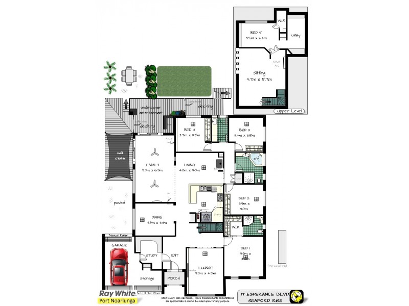 17 Esperance Boulevard, Seaford Rise SA 5169 Floorplan