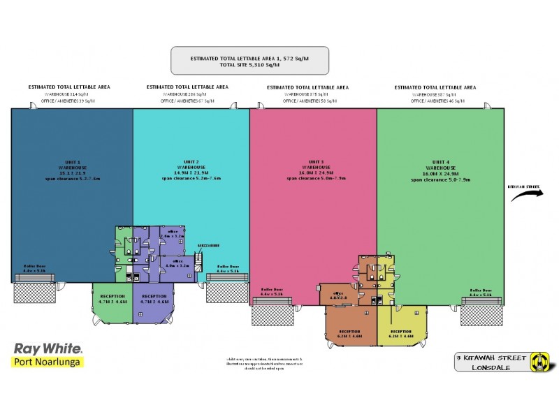 1, 3 and 4 / 3 Kitawah Street, Lonsdale SA 5160 Floorplan