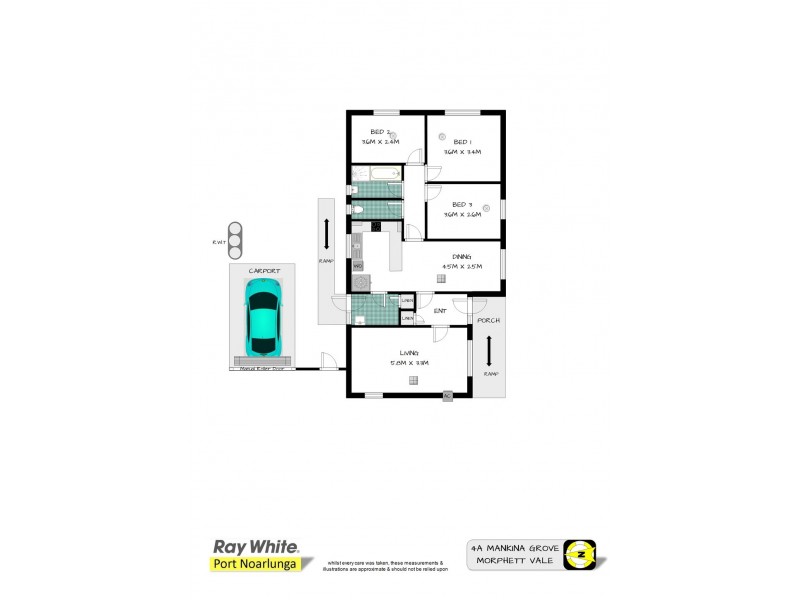 4A Mankina Grove, Morphett Vale SA 5162 Floorplan