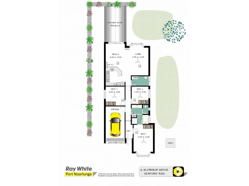 6 Glenview Grove, Seaford Rise SA 5169 Floorplan