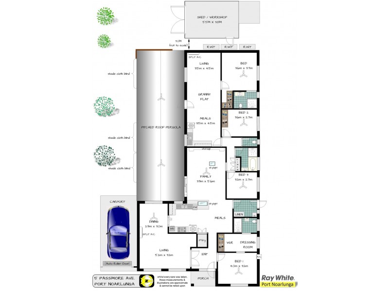 5 Passmore Avenue, Port Noarlunga SA 5167 Floorplan