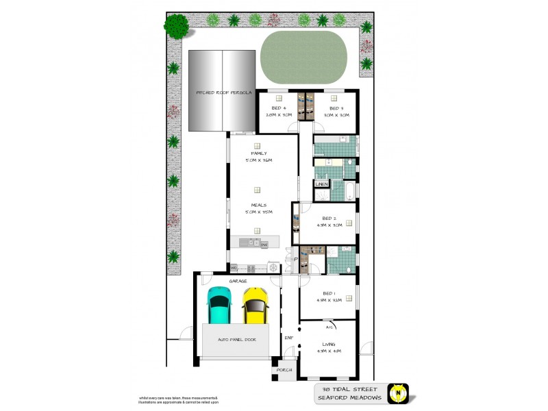 38 Tidal Street, Seaford Meadows SA 5169 Floorplan