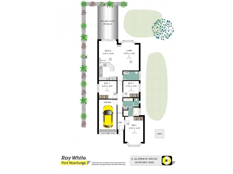 6 Glenview Grove, Seaford Rise SA 5169 Floorplan