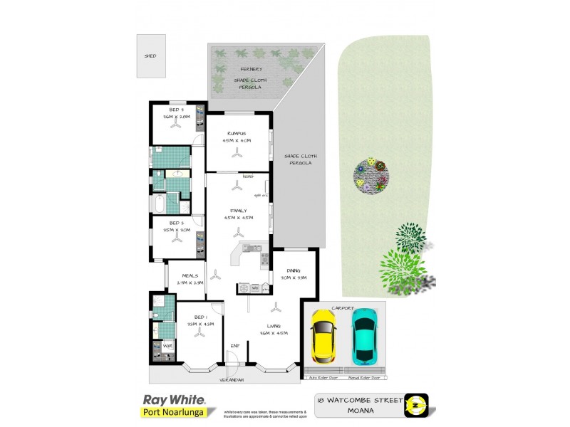 18 Watcombe Street, Moana SA 5169 Floorplan