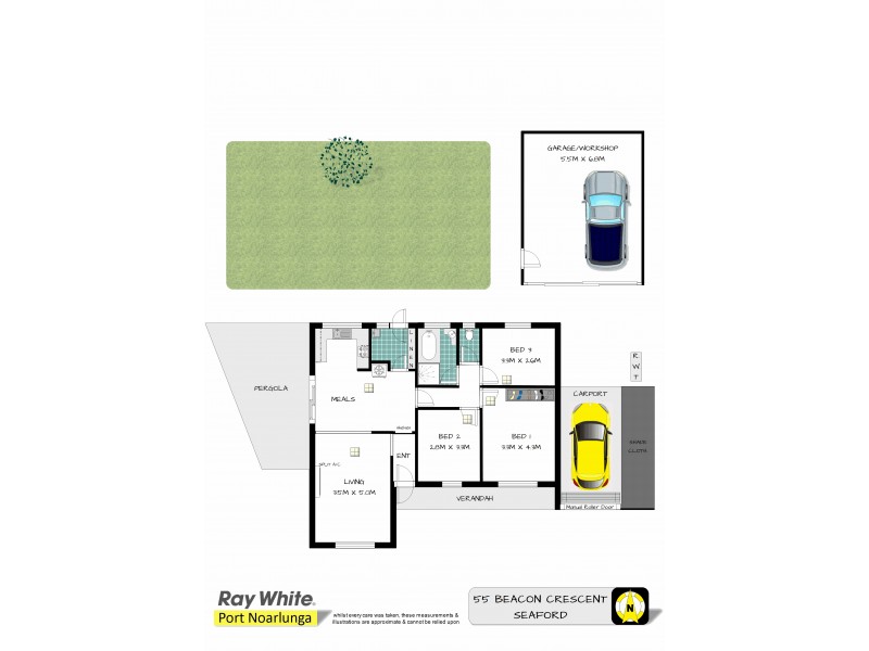 55 Beacon Crescent, Seaford SA 5169 Floorplan