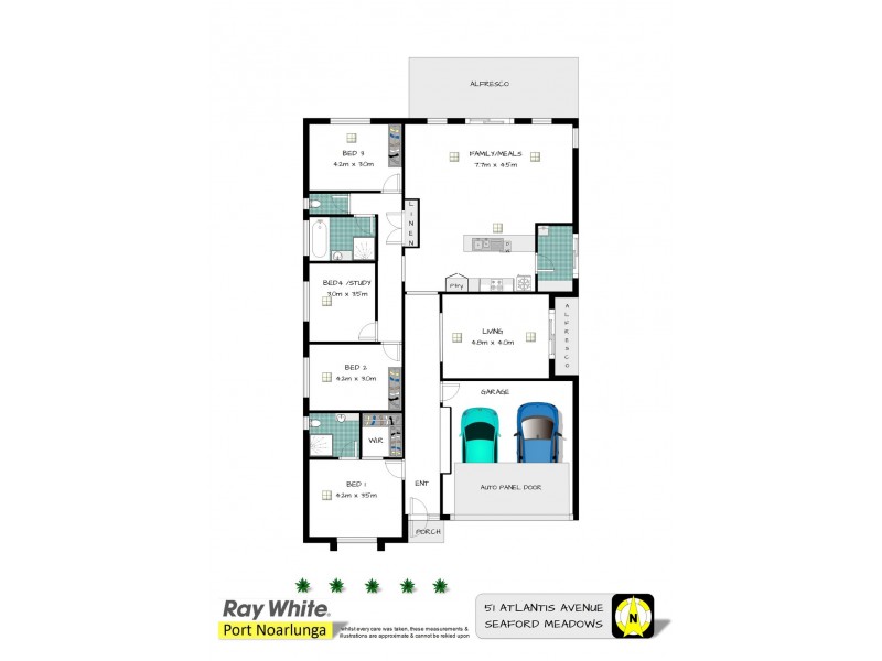 51 Atlantis Avenue, Seaford Meadows SA 5169 Floorplan
