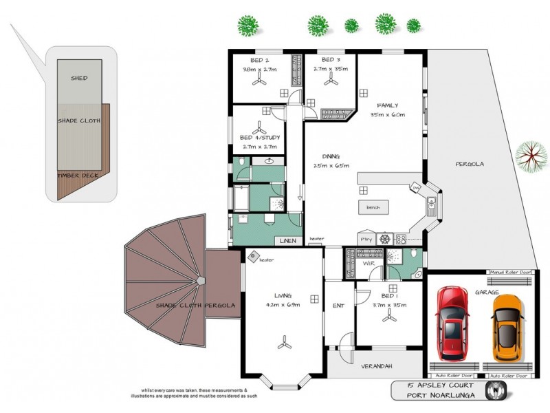 15 Apsley Court, Port Noarlunga SA 5167 Floorplan