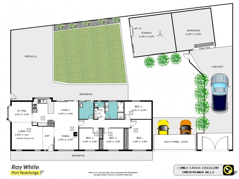 1 Vines Cross Crescent, Onkaparinga Hills SA 5163 Floorplan