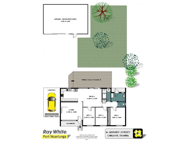 16 Gerard Street, Christie Downs SA 5164 Floorplan