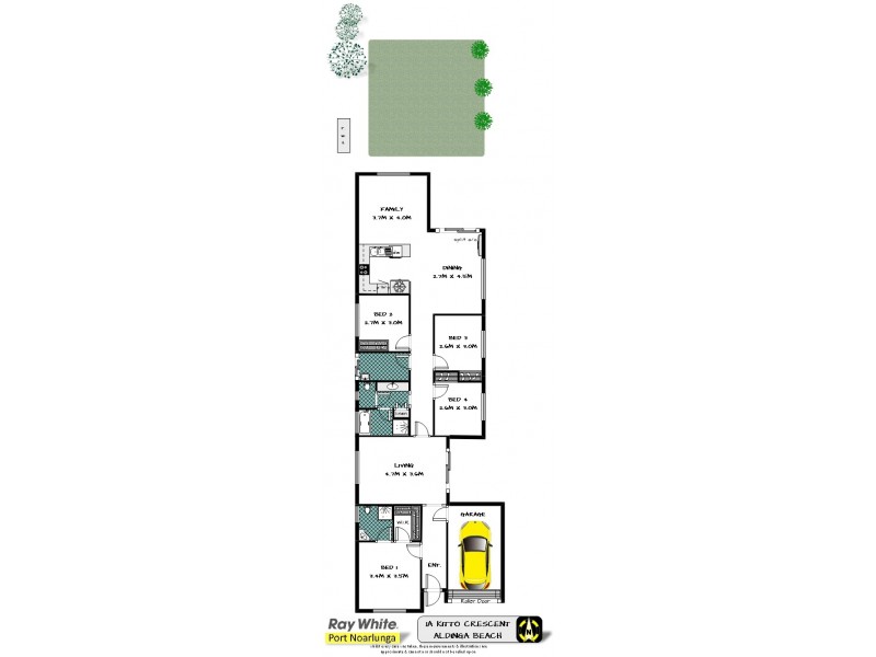 1A Kitto Crescent, Aldinga Beach SA 5173 Floorplan