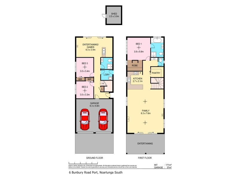 6 Bunbury Road, Port Noarlunga South SA 5167 Floorplan