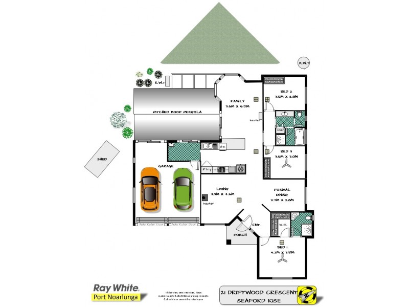 21 Driftwood Crescent, Seaford Rise SA 5169 Floorplan