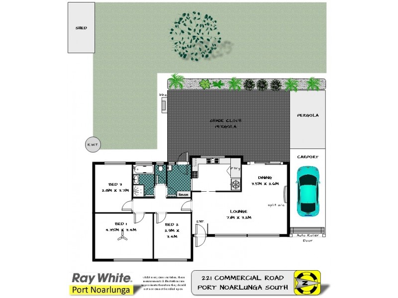 221 Commercial Road, Port Noarlunga South SA 5167 Floorplan