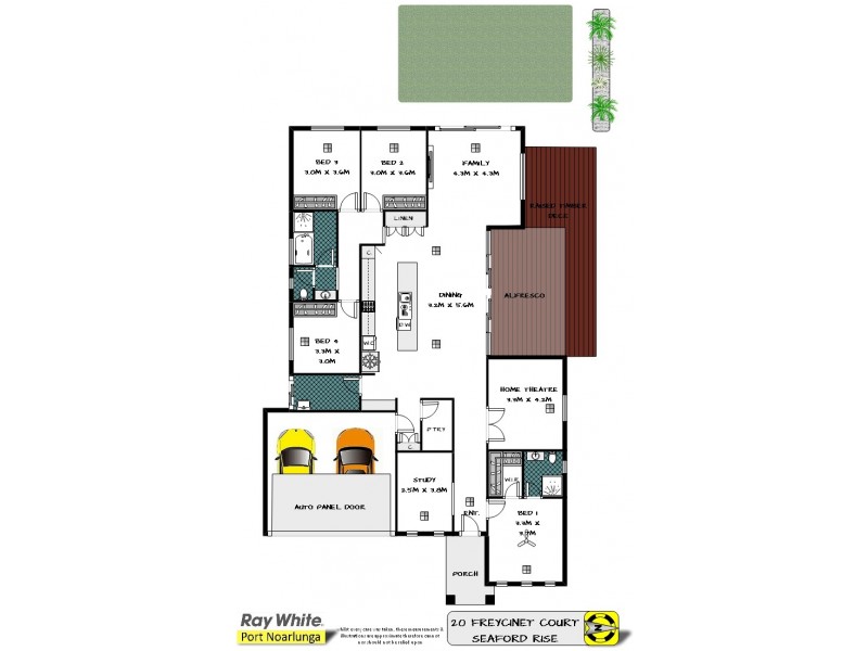 20 Freycinet Court, Seaford Rise SA 5169 Floorplan