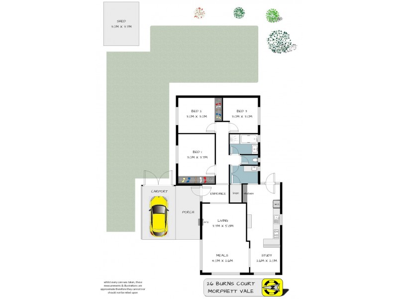 26 Burns Court, Morphett Vale SA 5162 Floorplan