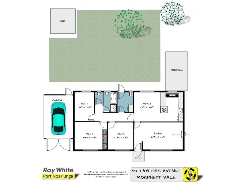 97 Taylors Avenue, Morphett Vale SA 5162 Floorplan