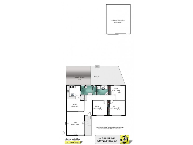 34 Ashton Rise, Huntfield Heights SA 5163 Floorplan
