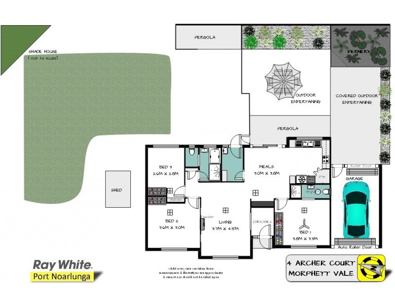 4 Archer Court, Morphett Vale SA 5162 Floorplan