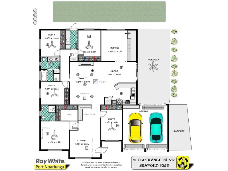 31 Esperance Boulevard, Seaford Rise SA 5169 Floorplan