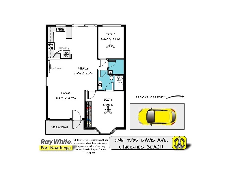 7 / 35 Davis Avenue, Christies Beach SA 5165 Floorplan