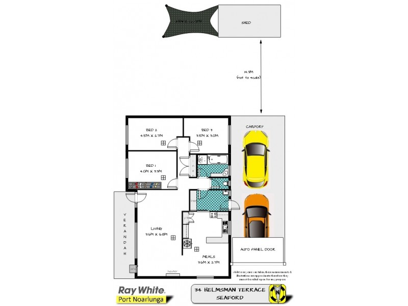 34 Helmsman Terrace, Seaford SA 5169 Floorplan