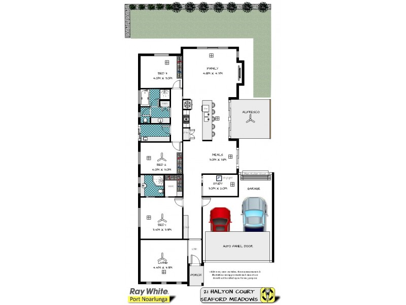 21 Halton Court, Seaford Meadows SA 5169 Floorplan