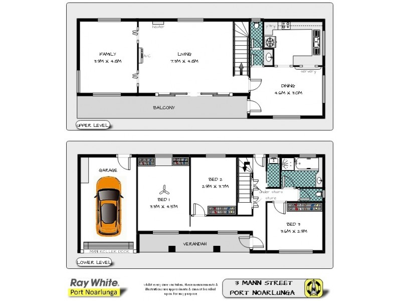 3 Mann Street, Port Noarlunga SA 5167 Floorplan