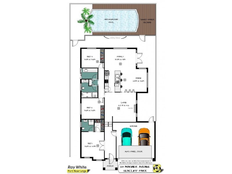 23 Mariner Avenue, Seacliff Park SA 5049 Floorplan