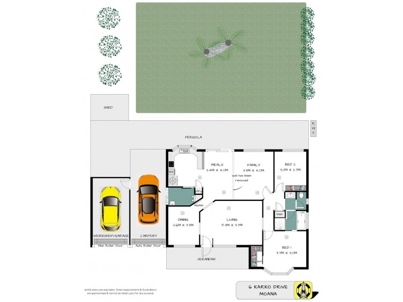 6 Karko Drive, Moana SA 5169 Floorplan