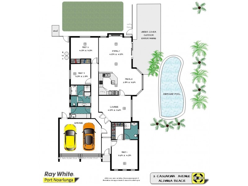 2 Casuarina Avenue, Aldinga Beach SA 5173 Floorplan