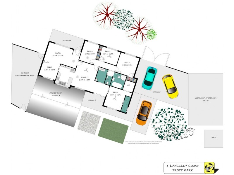 4 Lanceley Court, Trott Park SA 5158 Floorplan