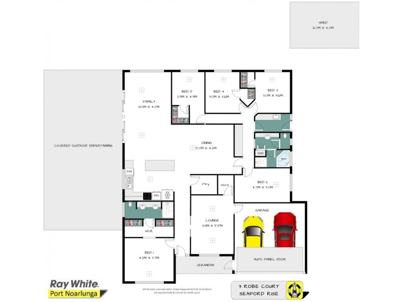 3 Robe Court, Seaford Rise SA 5169 Floorplan