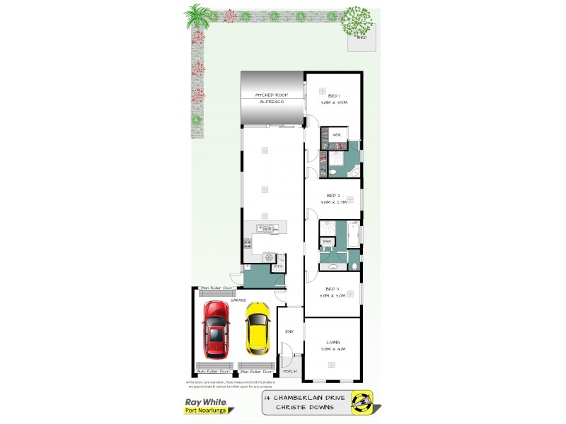 14 Chamberlain Drive, Christie Downs SA 5164 Floorplan