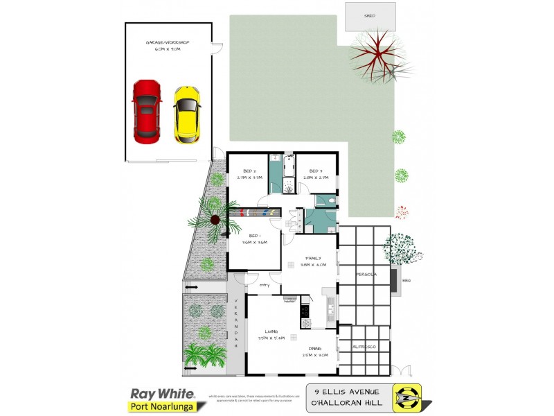 9 Ellis Avenue, O’halloran Hill SA 5158 Floorplan