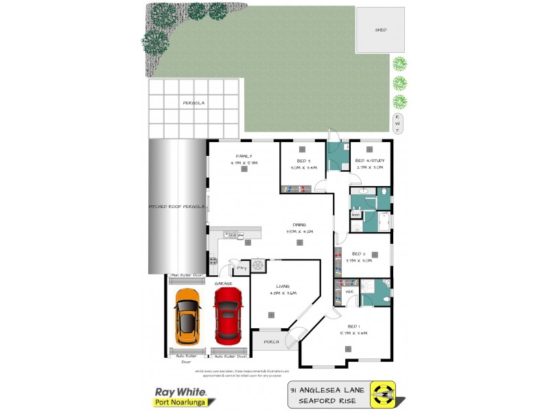 31 Anglesea Lane, Seaford Rise SA 5169 Floorplan