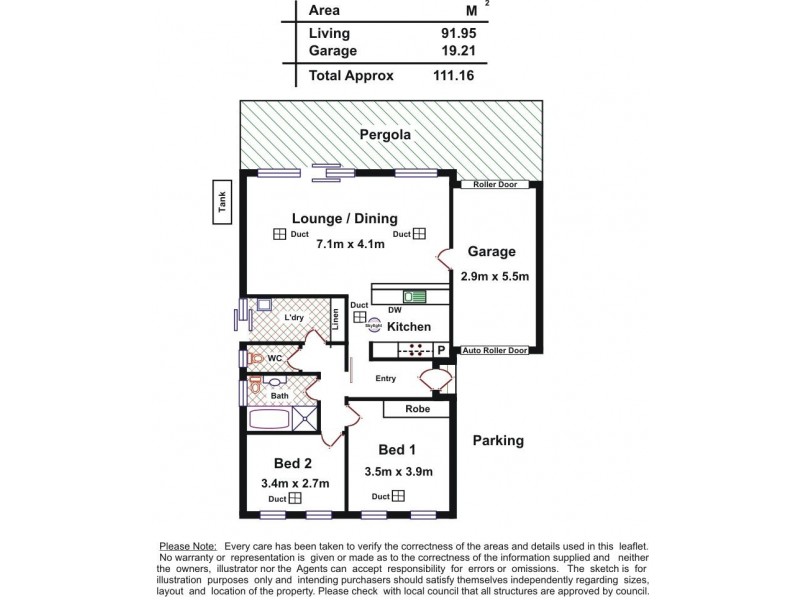 1, 2 Olivier Terrace, Hallett Cove SA 5158 Floorplan