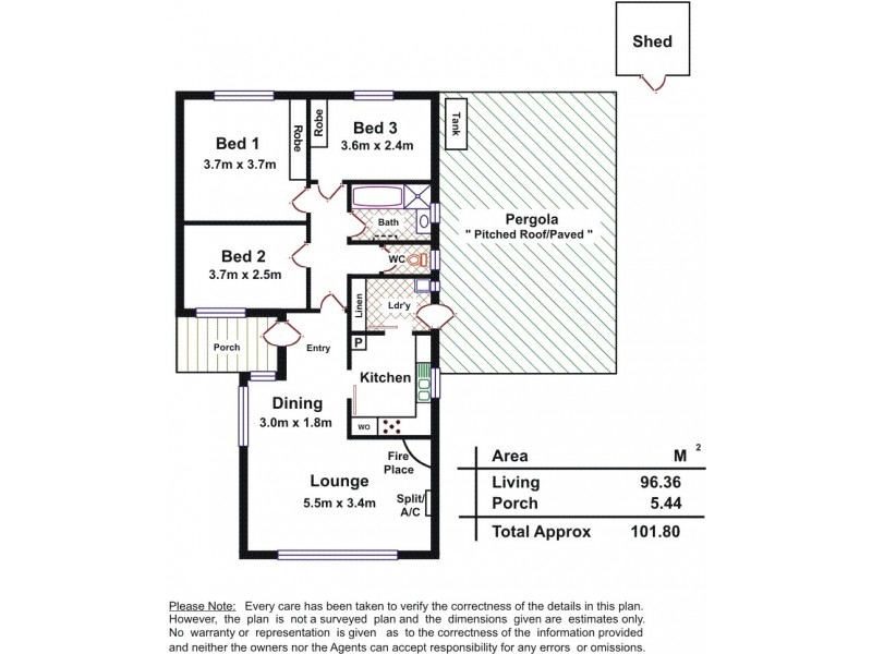18 Gerard Street, Christie Downs SA 5164 Floorplan