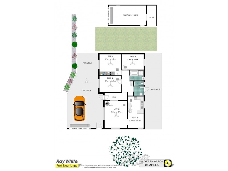 15 Allan Place, Reynella SA 5161 Floorplan