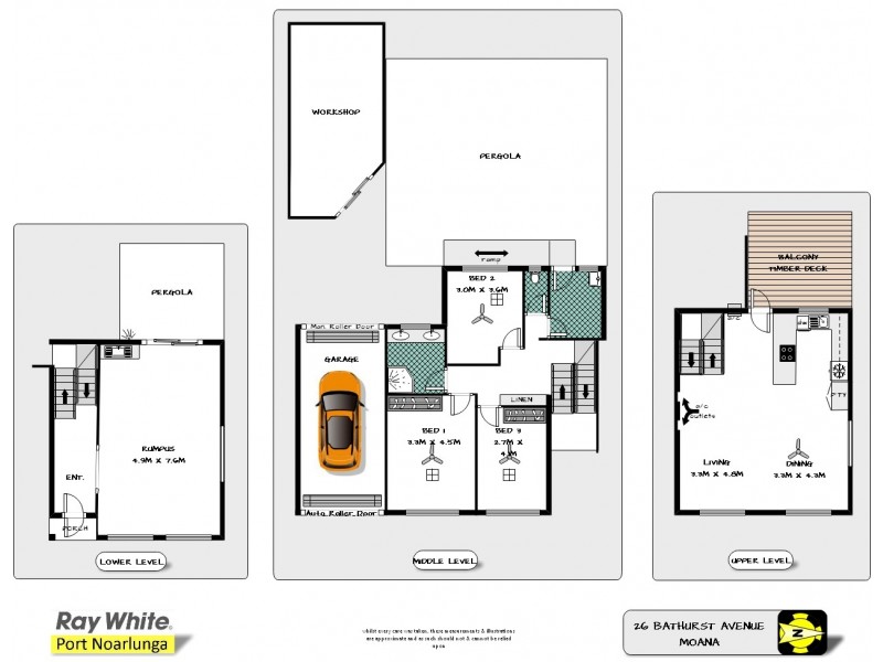 26 Bathurst Avenue, Moana SA 5169 Floorplan