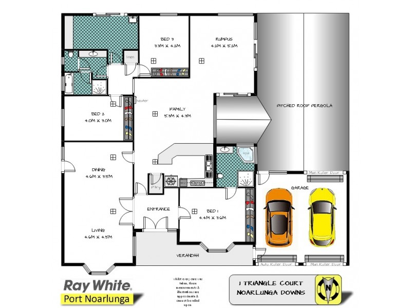 1 Triangle Court, Noarlunga Downs SA 5168 Floorplan