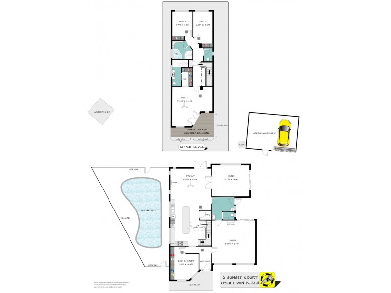 6 Sunset Court, O’sullivan Beach SA 5166 Floorplan